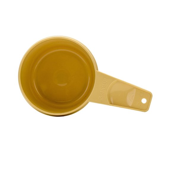 Tupperware 3/4 Cup Measuring Harvest Gold Yellow VTG Replacement Kitchen 762 - Picture 3 of 5